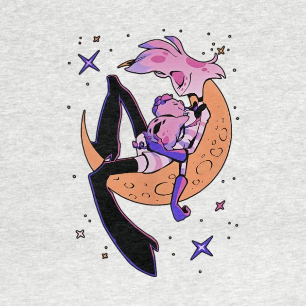 Merch Hotel  vintage Moon by CatheGioi